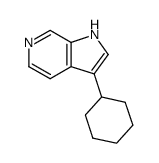 3-cyclohexyl-1H-pyrrolo[2,3-c]pyridine Structure