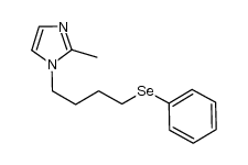 2-methyl-1-[4-(phenylselanyl)butyl]-1H-imidazole结构式