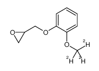 2-[[2-(trideuteriomethoxy)phenoxy]methyl]oxirane Structure