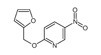 2-(Furan-2-ylmethoxy)-5-nitro-pyridine Structure