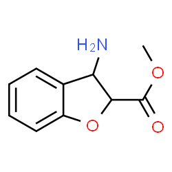 2-Benzofurancarboxylicacid,3-amino-2,3-dihydro-,methylester(9CI) structure