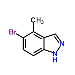 5-溴-4-甲基-1H-吲唑结构式