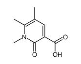 1,5,6-trimethyl-2-oxo-1,2-dihydro-3-pyridinecarboxylic acid(SALTDATA: FREE) Structure