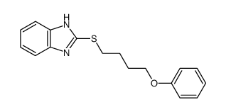 2-((4-phenoxybutyl)thio)-1H-benzo[d]imidazole Structure