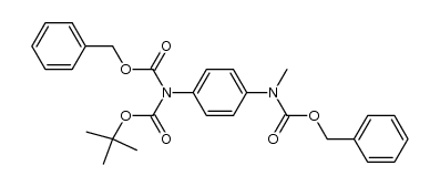 N4-Boc-N1-methyl-N1,N4,-Z2-1,4-phenylenediamine Structure