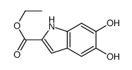 ethyl 5,6-dihydroxy-1H-indole-2-carboxylate Structure