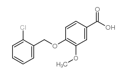 4-(2-CHLORO-BENZYLOXY)-3-METHOXY-BENZOIC ACID picture