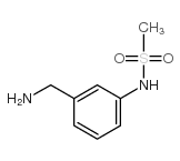 3-(甲砜氨基)苄胺结构式