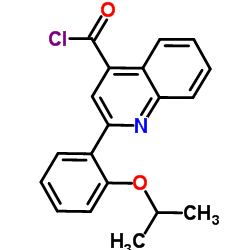 2-(2-Isopropoxyphenyl)-4-quinolinecarbonyl chloride结构式