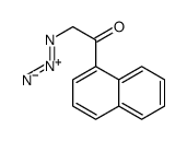 2-azido-1-naphthalen-1-ylethanone结构式