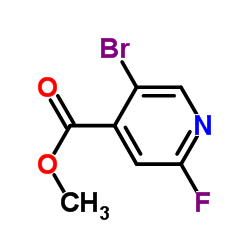 Methyl 5-bromo-2-fluoroisonicotinate picture