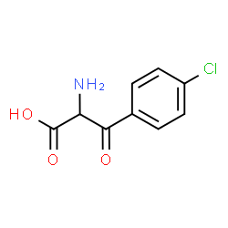 Phenylalanine,4-chloro--bta--oxo- Structure