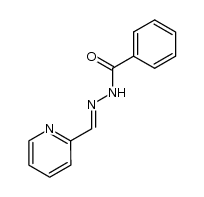 2-pyridyl carboxaldehyde benzoylhydrazone (E-isomer) Structure