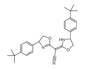 Bis[(4S)-4-(4-tert-butylphenyl)-4,5-dihydro-2-oxazolyl]acetonitrile picture