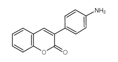 2H-1-Benzopyran-2-one,3-(4-aminophenyl)- structure