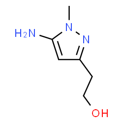 5-amino-1-methyl-1H-Pyrazole-3-ethanol Structure