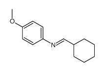 1-cyclohexyl-N-(4-methoxyphenyl)methanimine结构式