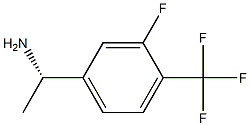 (S)-1-(3-Fluoro-4-(trifluoromethyl)phenyl)ethanamine structure