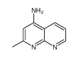 2-methyl-1,8-naphthyridin-4-amine结构式
