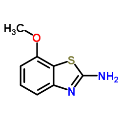 7-甲氧基苯并[d]噻唑-2-胺结构式