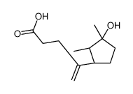 4-[(1R,2S,3R)-3-hydroxy-2,3-dimethylcyclopentyl]pent-4-enoic acid Structure