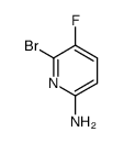 6-溴-5-氟吡啶-2-胺结构式