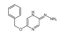 (5-phenylmethoxypyrazin-2-yl)hydrazine Structure