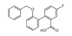 5-fluoro-2-(2-phenylmethoxyphenyl)benzoic acid Structure