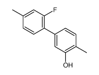 5-(2-fluoro-4-methylphenyl)-2-methylphenol结构式