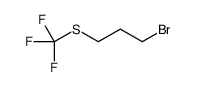 1-Bromo-3-[(trifluoromethyl)sulfanyl]propane Structure
