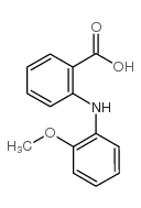 2-[(2-甲氧基苯基)氨基]-苯甲酸结构式