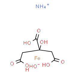 ferric ammonium citrate brown salt结构式