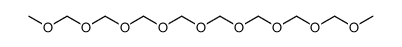 2,4,6,8,10,12,14,16,18-Nonaoxanonadecane结构式