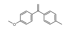 1-methoxy-4-[1-(4-methylphenyl)vinyl]benzene结构式