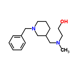 2-{[(1-Benzyl-3-piperidinyl)methyl](methyl)amino}ethanol结构式
