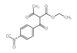 Benzenepropanoic acid, a-acetyl-4-nitro-b-oxo-, ethyl ester Structure