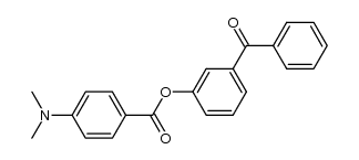 3-benzoylphenyl 4-(dimethylamino)benzoate Structure