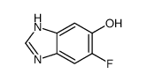 5-Fluoro-1H-benzimidazol-6-ol Structure