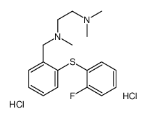 N'-[[2-(2-fluorophenyl)sulfanylphenyl]methyl]-N,N,N'-trimethylethane-1,2-diamine,dihydrochloride Structure
