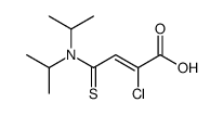 3-(N,N-diisopropylcarbamothioyl)-2-chloroacrylic acid结构式