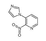 3-imidazol-1-yl-2-nitropyridine结构式