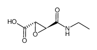 Oxiranecarboxylic acid, 3-[(ethylamino)carbonyl]-, (2S,3S)- (9CI) structure