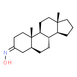 5α-Androstan-3-one oxime Structure