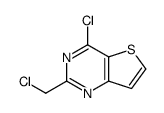 4-chloro-2-(chloromethyl)thieno[3,2-d]pyrimidine Structure