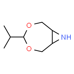 3,5-Dioxa-8-azabicyclo[5.1.0]octane,4-(1-methylethyl)-(9CI) structure