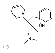 (R*,S*)-()-α-[2-(dimethylamino)-1-methylethyl]-α-phenylphenethyl alcohol hydrochloride Structure