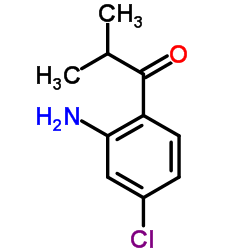 1-(2-Amino-4-chlorophenyl)-2-methyl-1-propanone结构式
