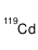 cadmium-117 Structure