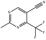 2-Methyl-4-trifluoromethyl-pyrimidine-5-carbonitrile structure
