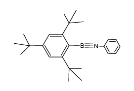 2,4,6-tri-t-butylphenyl-(phenylimino)borane Structure